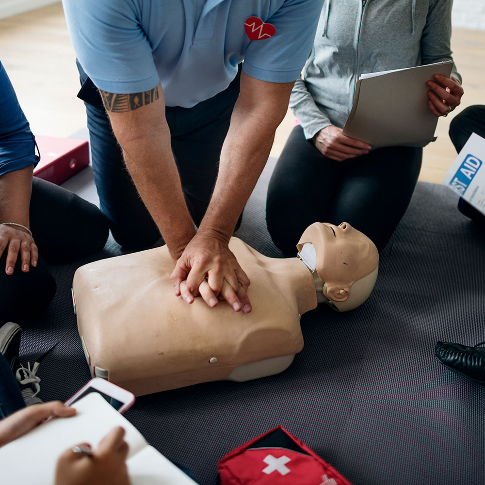 cpr first aid training a